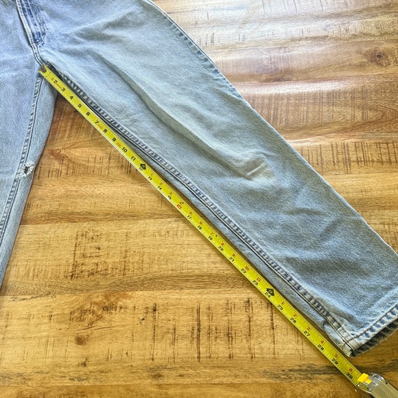 Vintage straight leg Kirkland signature soft faded blue jeans size 4/6 - Picture 13 of 15